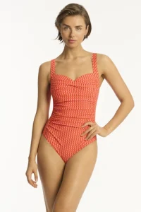 Sea Level Checkmate Twist Front Swimsuit SL2976CK