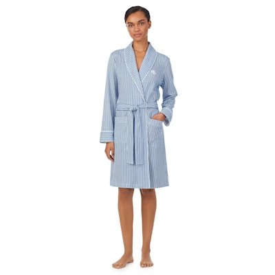 Ralph Lauren Interlock Short Shawl CollarRobe ILN42409