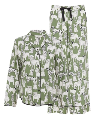 Cyber Jammies Nancy L/Sleeve PJ Set 0654