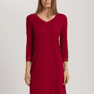Hanro 3/4 Sleeve Cotton Nightdress 077162
