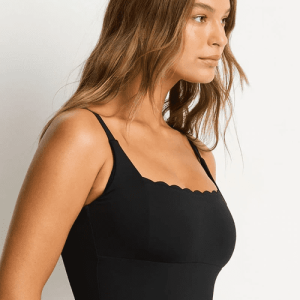 Sea Level Scalloped Square Neck Bralette Swimsuit SL1481SC
