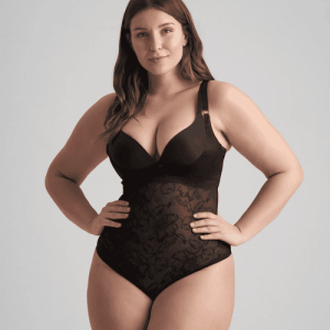 ByeBra Lacy Open Bust Bodysuit 2415