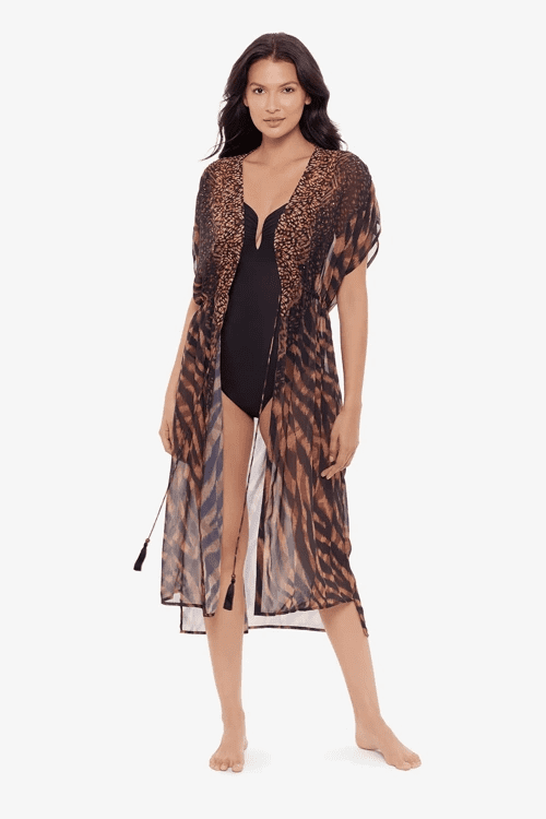 Miraclesuit Raya De Safari Charmer Beach Kimono 6566505