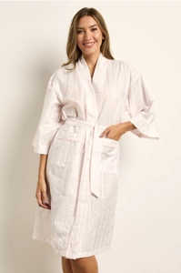 Cottonreal SuperVoile 3/4 Slv Kimono CRD6070/C